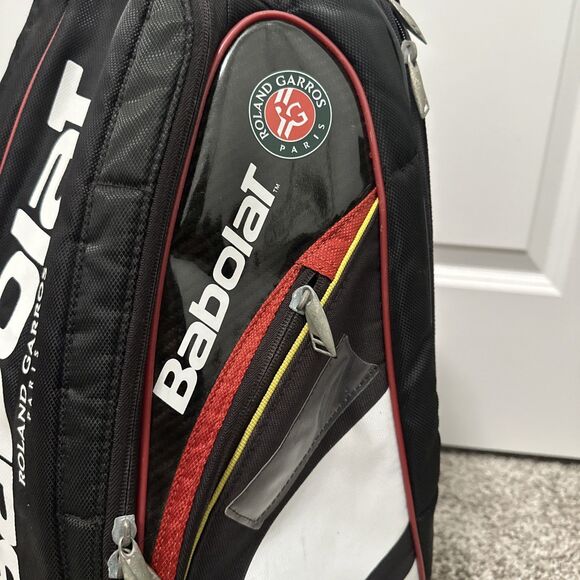 Babolat French Open Paris Roland Garros Tennis Racquet Backpack Travel Bag Case - Picture 2 of 9